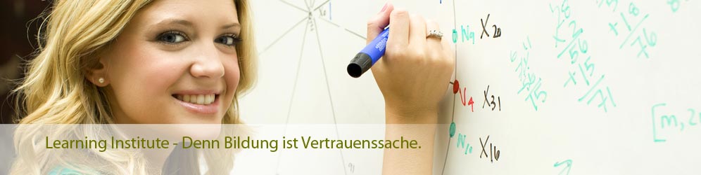 Deutsch: Nachhilfe in Deutsch individuell organisiert. Learning Institute - Denn Deutsch-Nachhilfe ist Vertrauenssache.